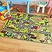 Superb Kids Childs Rug Construction Site Road Map Play Mat 100cm x 133cm (3'3 x 4'3 approx)