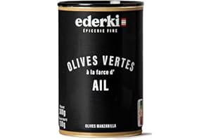 EDERKI - Olives vertes à la farce d'ail 300g