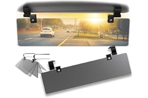 GLARE GUARD G Glare Guard Polarized Car Visor Extender, Automatic Anti-Glare Sun Visor Extender for Car Protects from Glare & UV Rays, Snow Blindness, Universal 14 x 3.25 Blocker Fits Cars, Trucks & SUVs