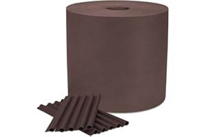 COVER IT Covert IT Malla de Privacidad para Vallas Marrón 19cmx48m - Malla de Privacidad para Vallas de Jardín con Clips de Fijación - Malla Cortavientos de 150 g/m2 - Malla de Privacidad para Vallas