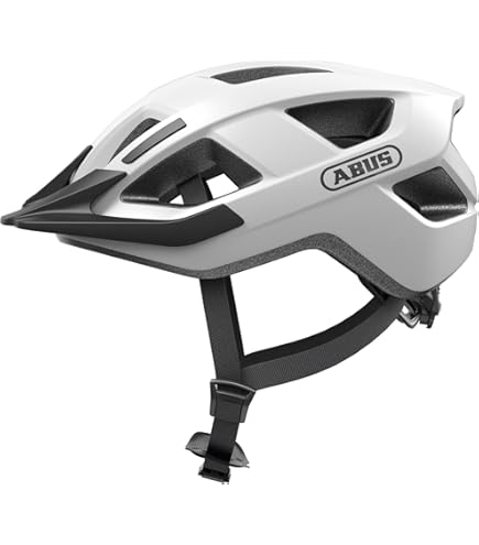 ABUS Stadthelm Aduro 2.0 - Allround-Fahrradhelm mit Licht - in sportivem Design für den Stadtverkehr - für Damen und Herren