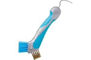 Imperial Riding IRH Horse Hoof Pick & Brush (One Size) (Turquoise)