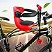 Produktbild Acelectronic Fahrrad Sicherheits-Kindersitz, Kindersitz vorn für Damen u. Herrenfahrrad, Baby Fahrrad Sitz, Rot+Schwarz (von 8 Monaten bis 5 Jahren)