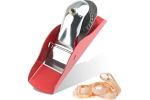 BUYSOW Mini Pialletto per Legno a Mano, Piccolo Pialla Lavorazione del Legno Levigatura Manuale Regolabile Leggere e Compatte Pratico, Adatto per Lavorazione del Legno Modellismo Fai da Te Tagli Precisi
