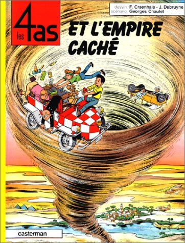 couverture de : Les 4 As et l'empire cach&eacute;