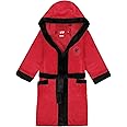 Liverpool FC Boys Dressing Gown Robe Hooded Fleece Kids OFFICIAL Football Gift