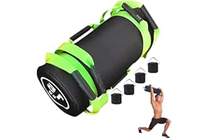 YZBBSH Sandbag Fitness Pesas Ajustables Bolsa de Arena con 6 Asas Bolsas de Arena Entrenamiento Muy Adecuado Levantamiento de Pesas, Correr,Yoga, Mancuernas Power Bag,Sin Relleno