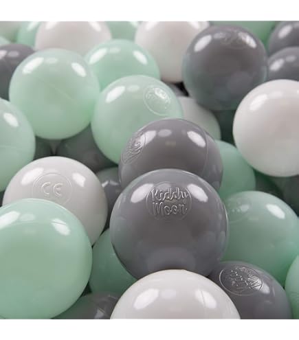 100 Balles De Jeu 6cm Gris/Crème - Pour Tente De Jeu Et Piscine à Balles Enfants