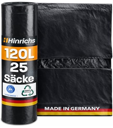 250 Müllsäcke Abfallsäcke LDPE Säcke schwarz T60 120l 700x1100mm 10x25 auf Rolle 250 Müllsäcke Abfallsäcke LDPE Säcke schwarz T60 120l 700x1100mm 10x25 auf Rolle