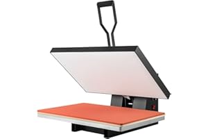 VEVOR Pressa Caldo 40 x 60 cm, Macchina di Sublimazione Tessile 1700 W Riscaldamento Rapido, Stampa Calore Trasferimento tramite Sublimazione, Digitale e Industriale, per T-shirt/Borse/cuscini, Nero