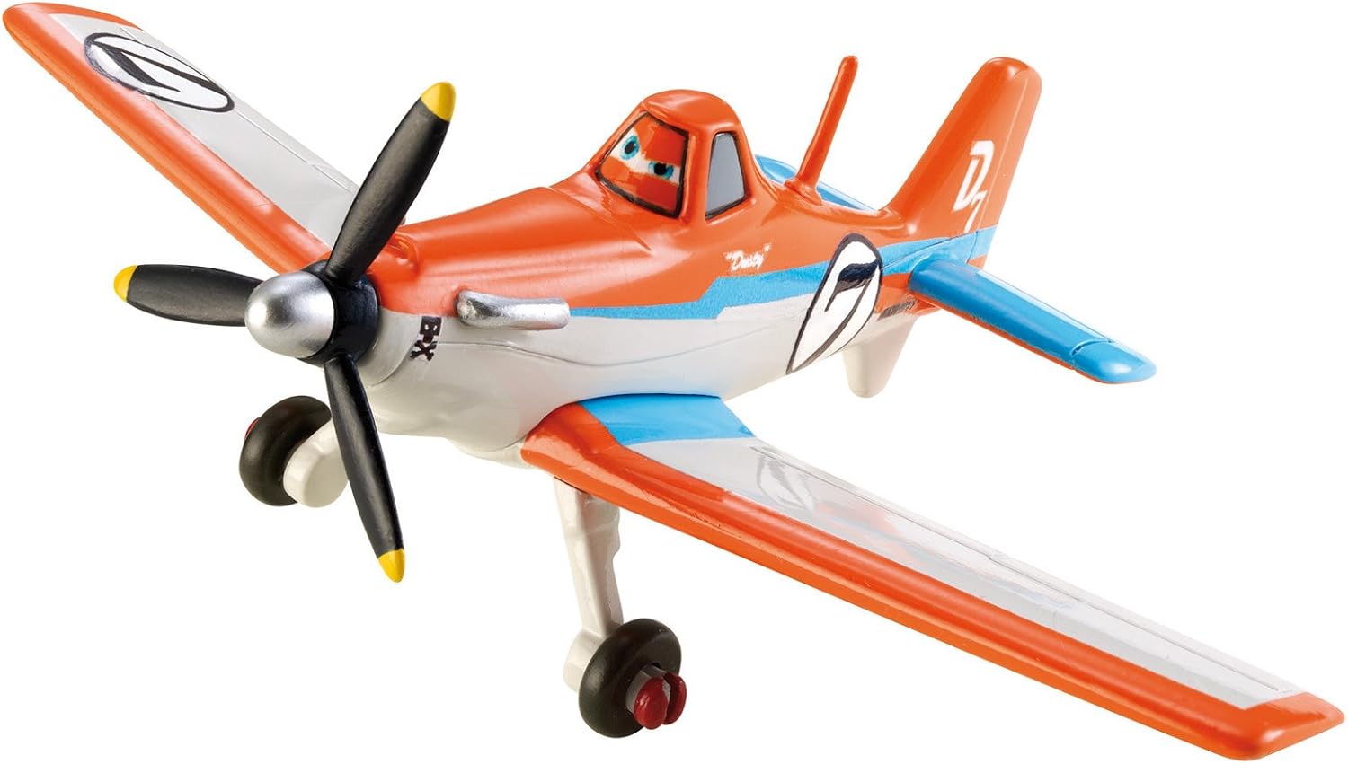 Planes - Avión básico de Juguete, Racing Dusty (Mattel X9460)