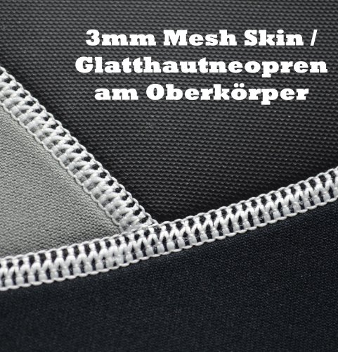 Herren 3 mm Neoprenanzug Longsuit Surfanzug wählbare Größen M – XXL - 3