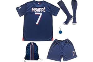 DMDMK Paris Mbappe #7 2023/2024 Heim Trikot Shorts und Socken Kinder und Jugend Größe