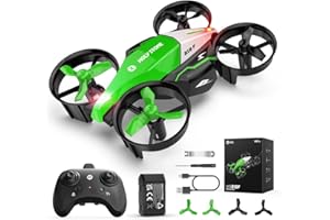 ‎HOLY STONE Holy Stone HS210F Mini Drohne für Kinder, 2 in 1 RC Quadrocopter mit Landmodus and Flugmodus, One Key Start Höhenhaltung, 3D Flips, Headless Modus Spielzeug Geschenke für Jungen Grün,C0