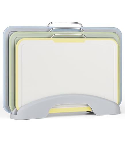 Set Di 4 Taglieri Colorati Joseph Joseph Con Supporto - Anti Scivolo, Per Evitare Contaminazioni - Foto 6