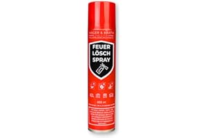 Häger - Feuerlöschspray ABF 600 ml - Geeignet für Haushalt, Küche & Auto - Löschspray 25 Sekunden Sprühzeit - Feuerlöscher zum löschen Kleiner Brände - Gegen Entstehungsbrände & Fettbrände