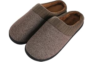 TTW Pantofole Uomo Invernali Memory Foam Calde e Comode Grigio Nero Marrone Blu Taglie 40-47