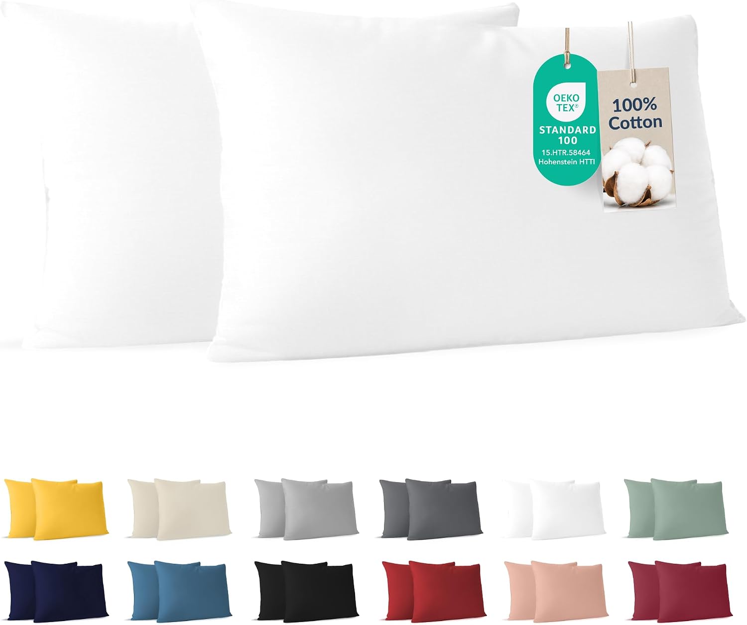 Prise en Main & Utilisation au Quotidien : Dreamzie katoenen kussensloop 40x70 cm wit se