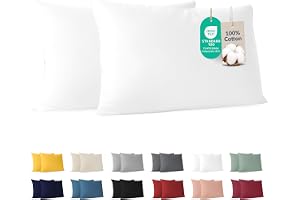 Dreamzie Örngott i bomull 40x80 cm Vitt (Set om 2), OEKO-TEX