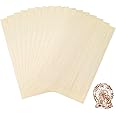 OWLKELA 10 Pieces 30x20x0.2cm Basswood Sheets, Rectangle Blank Wooden, Wooden Cutouts for Crafts, Great for Wood Burning and Laser Projects, Arts and Crafts, Wood Engraving