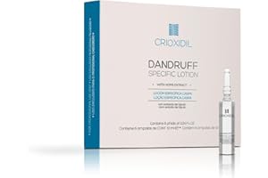 CRIOXIDIL - Tratamiento Anticaspa Hombre y Mujer - Loción Específica Caspa - 6 x 10 ml - con Extracto de Lúpulo - Previene la Caspa - Astringente Suave con Propiedades Emolientes y Antioxidantes