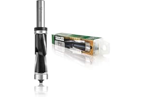 Fraiser® Fraise avec roulement supérieur de 12 mm pour bois, dérivés et chants stratifiés pour défonceuse manuelle et table de défonceuse UP & DOWNCUT