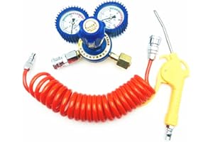 Toplionace Riduttore di Pressione Dell'elio ad Alta Pressione Valvola di Sfogo Dell'elio Set di Strumenti per Gonfiare il Pallone ad Elio Accessori per Bombole di Elio