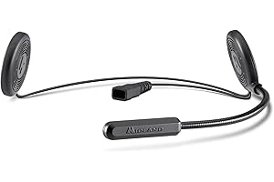 Midland - Auricolare Bluetooth 5.2 Singolo Lokui K10 per Motociclisti Urbani, Risponditore Telefonico Invisibile Universale con Filtro Anti-Rumore - Auricolari Casco Moto Sottili 7mm, Ricarica Rapida