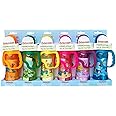 Bebecom Decorated Feeding Bottles, 250 Ml, 6 Pcs Set, Assorted Colors