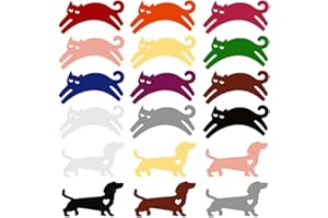 Csirnto Segnabicchieri Silicone 18 pezzi Marcatori per Bicchieri da Vino Marcatori Bicchieri Identificatore del Bicchiere di Vino Marcatori per Bevande in Silicone Marcatori per Bicchieri da Vino