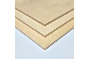 AtHaus® Compensato Multistrato 10mm | Compensato di Betulla | Pannelli in Legno | Tagli Disponibili: 30x20 cm