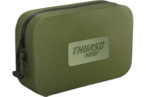 Thurso SURF Waterproof Bumbag Dry Bag - Floating Adjustable Strap Keeps Phone & Keys Safe & Dry - SUP, Kayak, Paddle Board Accessories (Olive)