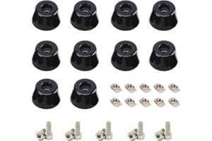 Befenybay 10PC Anti-Vibration Rubber Landing Mat Feet, T-Nuts, M5 Screws with Wrench for 2020-series Aluminum Extrusion Profile