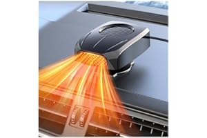EONDEVO 3 in 1 Riscaldatore per Auto, 12V Sbrinatore per Auto Riscaldamento Rapido con Palla Universale Regolabile e 2 modalità per Sbrinamento Invernale e Guida Sicura