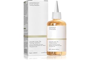 MEIEGOU Glycolic Acid Toner, Glycolic Acid 7% Resurfacing Exfoliating Solution for Blemishes and Acne, Toner Suitable for Combination and Oily Skin, Pore Treatment (100ml)