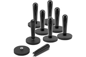 UMLIPOT Pack of 8 Magnetic Film Mounting Magnets Magnetic Foil Magnetic Film Car Wrapping Magnet with Handle, Car Wrapping Film DIY / Car Film Wrap