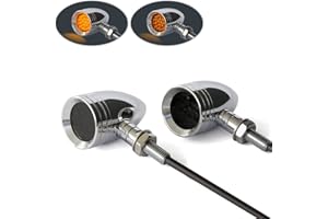 Alchemy Parts Motorbike LED Indicators with Running Lights for Retro Custom Bikes & Choppers