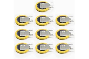 EEMB 10 Panel de Cableado CR2032 con ChipdDe Soldadura de Pack BateríA de Litio 3v BateríA De Monedas 2032 para El Reemplazo de Baterías de Juegos de Colores para NiñOs de Juegos de Radio Sensores