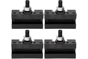 Jeanoko 4Pcs 250‑101 Quick Changing Boring Tool High Carbon Steel Quick Changing Tool Post CNC Lathe Tool Accessories for CNC Tool Fixture