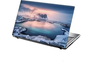 15.6 INCH TAYLORHE SKINS TaylorHe 13-14 inch (34cm x 23.5cm) Laptop Skin Vinyl Decal MADE IN England Arctic Sunset Iceland Great Nature