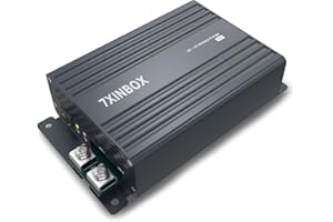 7XINBOX Chargeur 12V 20A DC to DC (avec Puce Intelligente), Chargeur Intelligent embarqué pour Batteries NMP, LFP, AGM et Gel pour caravanes, véhicules Utilitaires, Yachts et Bateaux. 3 Niveaux de