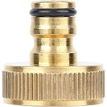 RUBINETTO 1/2 POLLICE OTTONE CROMATO CON PORTAGOMMA PER TUBO E MANIGLIA - Foto 7