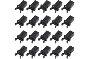AKSIQIOL 20-Pack Universal Bin Lid Clips ， Durable Replacement for Brabantia, Curver Bins ， Flexible Catch Set for Kitchen Waste, Storage Containers, Eyewear Holders