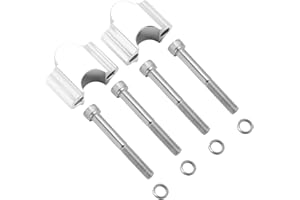 DaSen 7/8" Handlebar Riser 30mm Height Compatible with ATV Dirt Bike Kawasaki Honda Suzuki Yamaha Ducati Polaris Can-am