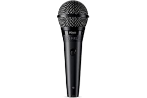 Shure PGA58 - Mikrofon dynamiczny, ręczny, mikrofon wokalny z włącznikiem i wyłącznikiem, 3-pinowym złączem XLR, kablem 15 'XLR-to-QTR, adapterem do statywu i etui z suwakiem (PGA58-QTR-E)