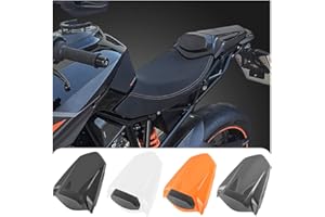 Fayedenicy Coprisedile monoposto passeggero Posteriore Moto Cowl Hard ABS Carenatura Motore Sezione Coda per 1290 Super Duke R Accessori 2014 2015 2016 2017 2018 2019 14-19 (Nero)