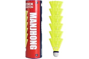 ‎MANJHONG MANJHONG Federbälle Nylon Badminton Bälle für Anfänger, Freizeit, Training, Indoor und Outdoor Spiele