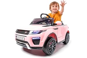 ATAA Range Rapid Voiture électrique Enfants télécommande 12v Pas Cher - Rose