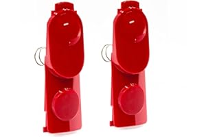 CYEEHXIN 2 pezzi di ricambio per chiavi Dyson V7 V8 V10 V11 V15, spazzola telescopica, tubo di estensione, pulsante fisso, riparazione di ricambio per aspirapolvere Dyson