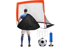 JOVRUN Football Goal, Kids Football Goals for the Garden 3ft X 4ft Outdoor Football Net for Kids Festival Gift Goal Posts Training Equipment Outdoor Game for Backyard Playground Include a Football